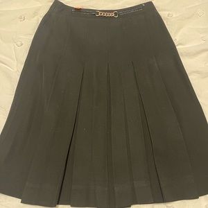 Vintage Celine pleated midi skirt.